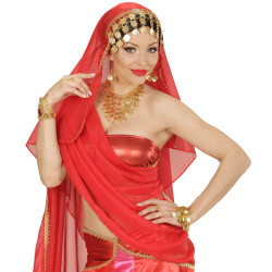 Náhrdelník a náušnice s orientálnymi mincami